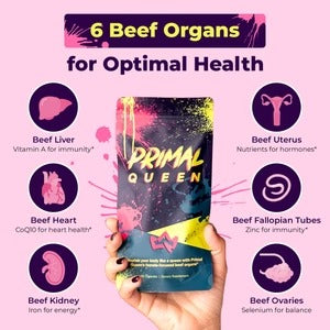 Primal Queen Clinically Studied Beef Organ Superfoods for women