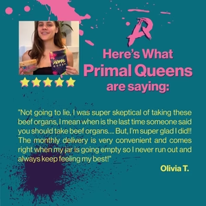 Primal Queen Clinically Studied Beef Organ Superfoods for women