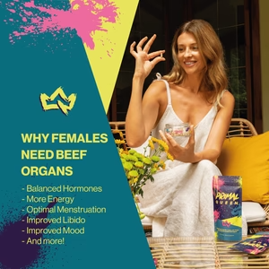 Primal Queen Clinically Studied Beef Organ Superfoods for women